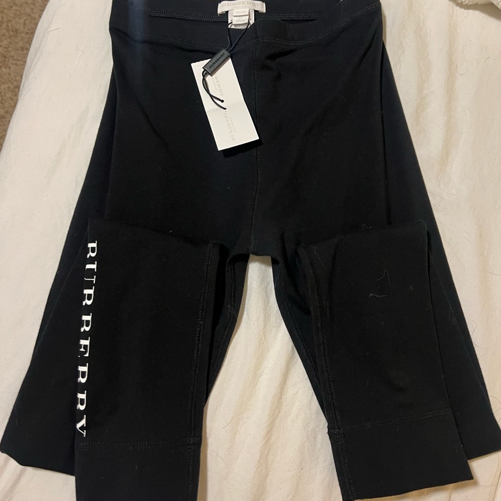 NWT authentic girls Burberry leggings